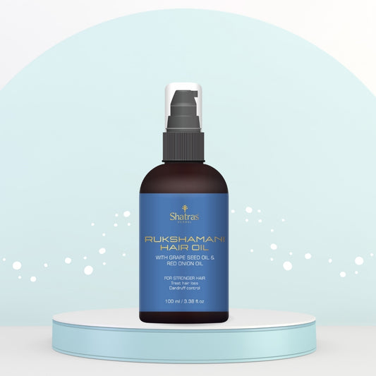 Shatras Herbal Rukshamani Grape Seed & Red Onion Hair Oil (100ML)