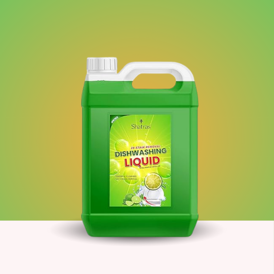 Dishwashing Liquid – Powerful Lemon Fresh Formula for Sparkling Clean Cookware (5L-Green)