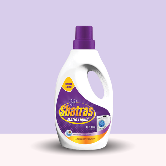 Shatras Matic Liquid Gentle on Clothes, Safe for Kids (Purple)