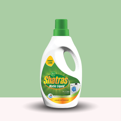 Shatras Matic Liquid Gentle on Clothes, Safe for Kids (Green)