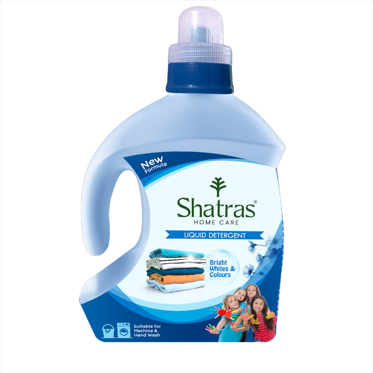 Shatras Eco-friendly 1 Liter Laundry Liquid Detergent (Blue)